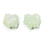 2x Jade Anhänger, Schwein, Sternzeichen Tierzeichen, Schmuck DIY, 7958 2x Jade Anhänger, Schwein, Sternzeichen Tierzeichen, Schmuck DIY, 7958